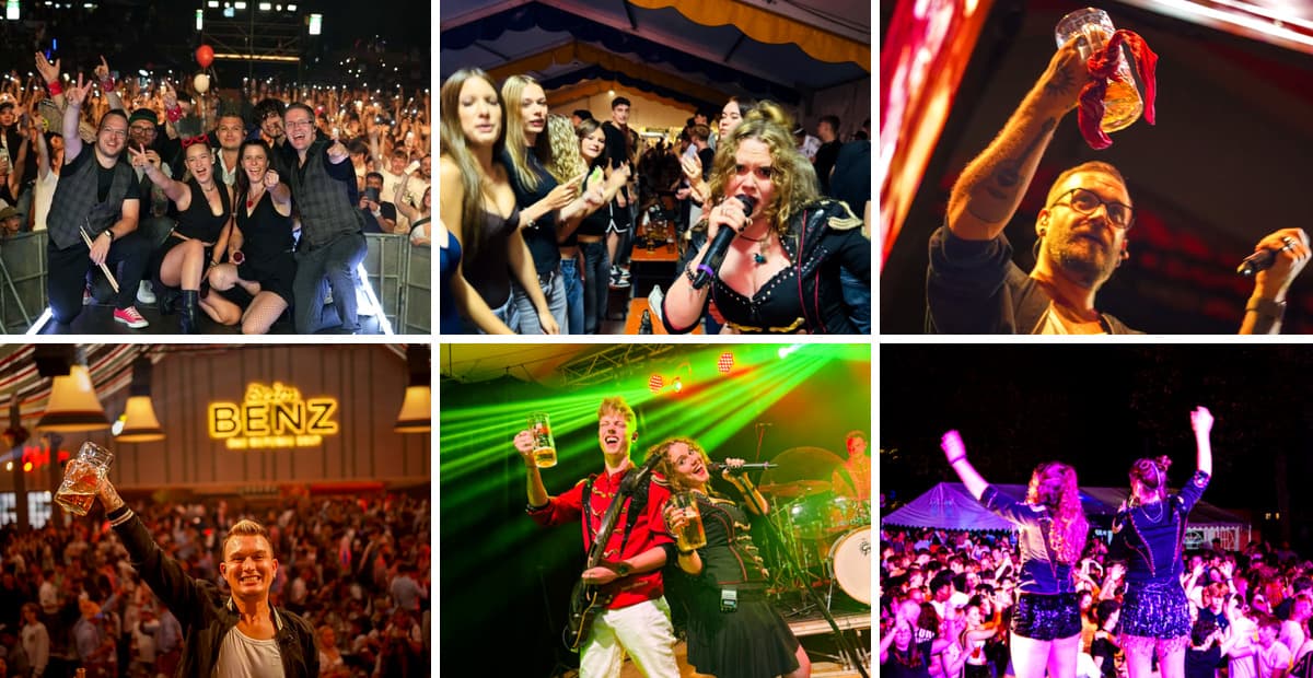 Impressionen aus Festzelten mit x-media-Bands